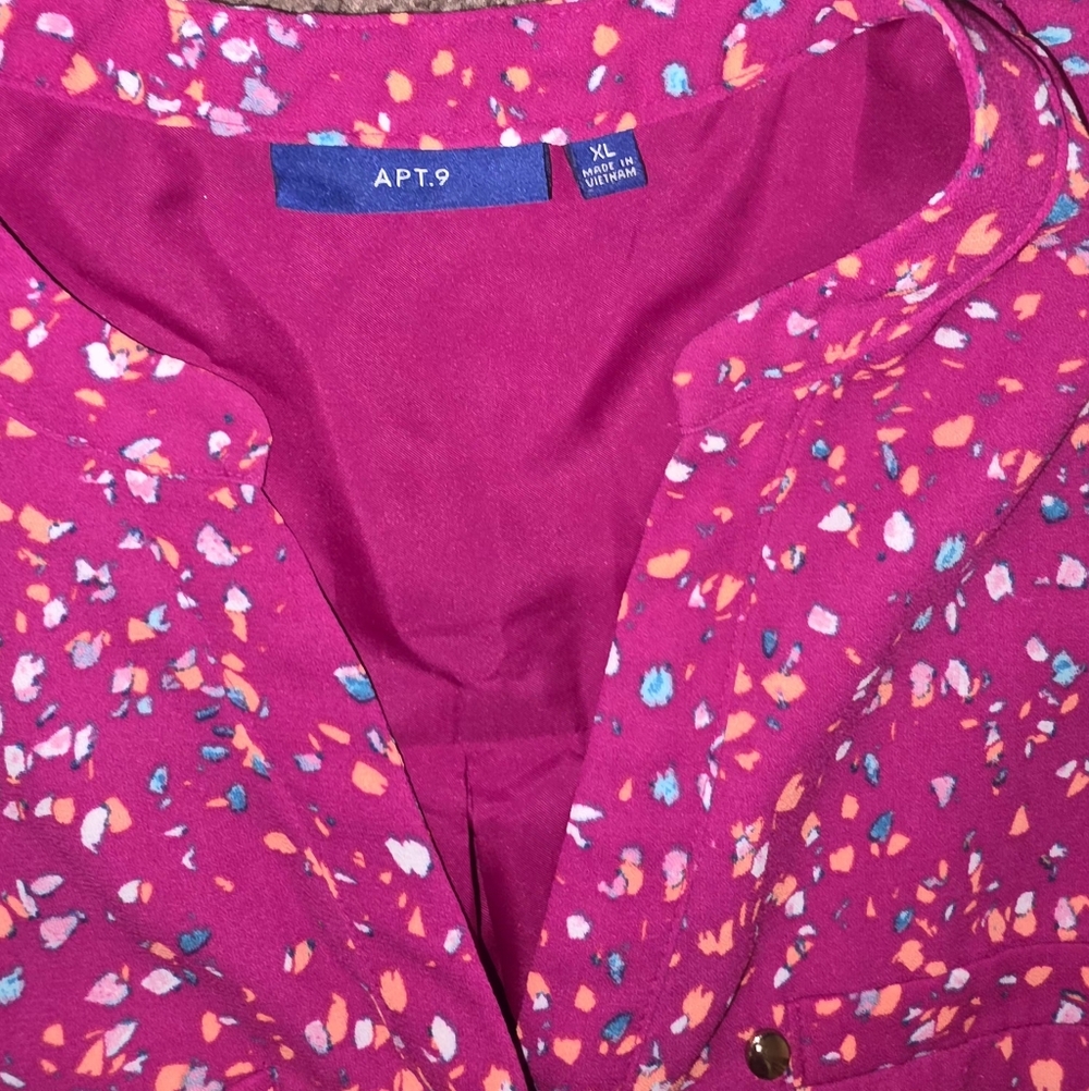 "Batch of 2 Apt dresses 9.Size XL/16 - Paisley and Fuchsia print" - Picture 6 of 16